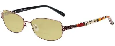 Vera Bradley Gail Ladies Polarized Bi-Focal Sunglasses In Brown Bittersweet 57mm • $109.95