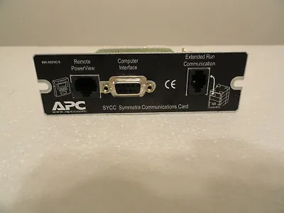 APC SYCC Symmetra Communications Card    885-6625C/5 • $14.95