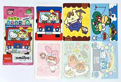 Animal Crossing Amiibo Sanrio Cards Pack & All 6 Stickers Official Japan • $20