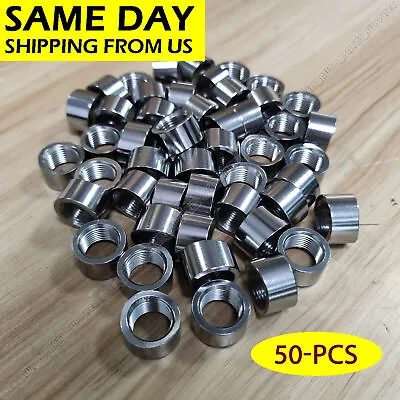 50Pack O2 02 Oxygen Sensor M18 X 1.5 Curve Notched Nut Bung Stainless Steel • $119.99