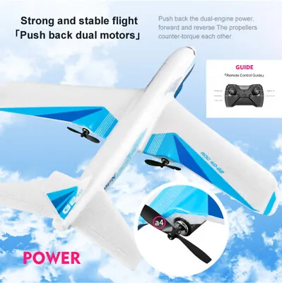 Au Waterproof 2.4GHz 2CH G2 Aircraft Model Toy RC Plane Remote Control Airplane • $94.54