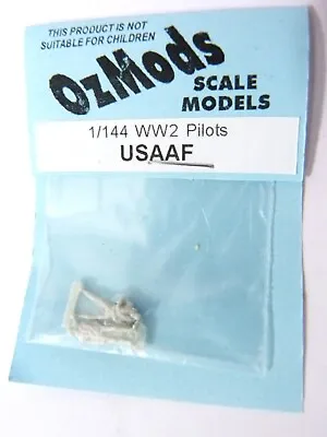 OzMods USAF WW2 Pilots (2) Unpainted Resin Detail Parts. 1/144 Scale. • $4.50