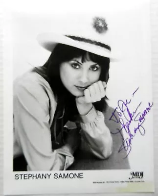 STEPHANY SAMONE  8 X 10 PROMO Photo 80's COUNTRY WESTERN Singer MISS TEXAS 1986 • $20