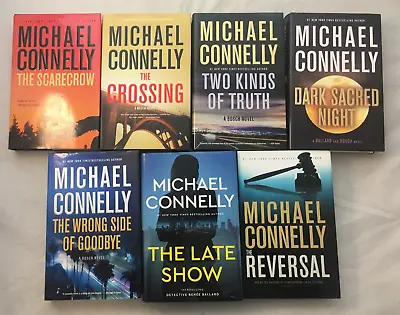 Michael Connelly Book Lot Of 7 Hardcovers/ Dustjackets - All First Editions • $42