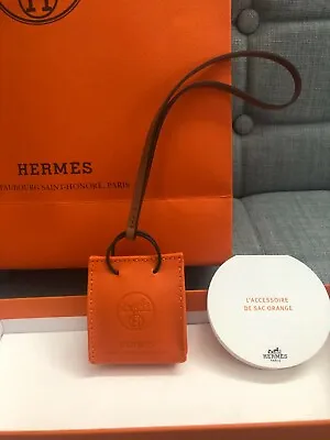 $700 • Buy Brand New Hermes Orange Sac Bag Charm - 100% Authentic With Box + All Packaging 