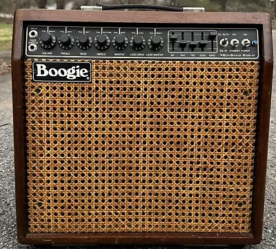 1980s Mesa Boogie Mark III 50 Watt 1x12 All Tube Hardwood Combo Imbuya/Cane Mk3 • $2999.99