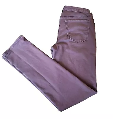 Banana Republic Mens Travel Jean Pants Slim Fit Tag Sz 32x36 Maroon Wine Red • $17.95