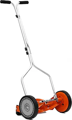 1204-14 14-Inch 4-Blade Push Reel Lawn Mower Red • $116.77