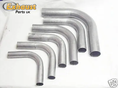 Exhaust Mild Steel 90 Degree X 44mm 1.75   Mandrel Bend  Exhaust Pipe Section 45 • £11.99