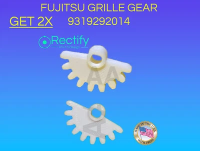 $19.99 • Buy NEW (x2) Fujitsu Mini-Split AC/Heater Grille Gear Reinforced Parts 9319292014 