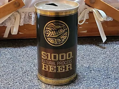 Miller $1000 Beer Pull Tab Can- Empty • $9.99