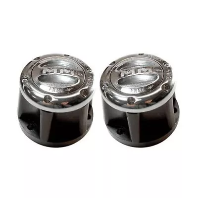 NEW MILE MARKER 435 LOCKING HUBS MANUAL ALUMINUM CHROME D21 Pickup Pair Kit • $139.99