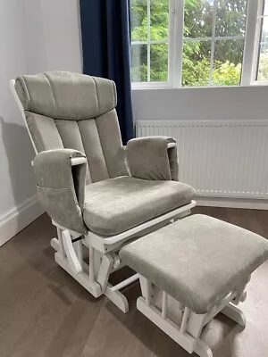 £150 • Buy KUB Chatsworth Glider Nursing Chair And Footstool. Excellent Condition.