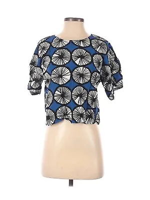 Marimekko For Target Women Blue Short Sleeve Blouse S • $17.99