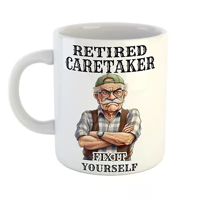 Personalised Retired Caretaker Fix It Yourself Custom Mug Awesome Unique Gift • £12.99