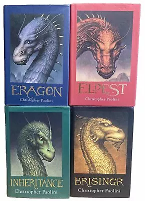 ERAGON Complete Series Set INHERITANCE CYCLE Christopher Paolini 4 Book Lot HBDJ • $55