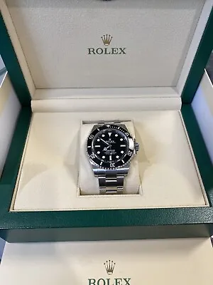 Rolex Submariner 124060 2022 Unworn Mens Black Box And Papers Steel Oyster • £10150