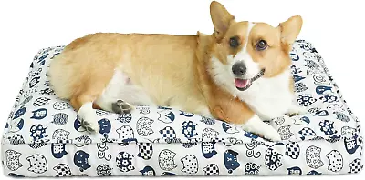 Orthopedic Dog Bed For Large Dogs Shredded Memory Foam Supportive Therapy Filli • $24.88