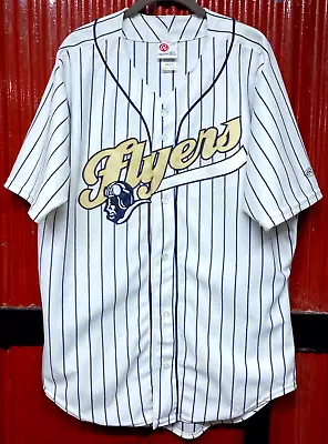 Vintage Schaumburg Flyers Rawlings Jersey Minor League Baseball Pinstripe XL • $59.99