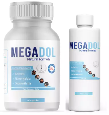 Megadol Caps + 1 Cream  (pack)  Natural Formula As On TV  100% Original • $69.95