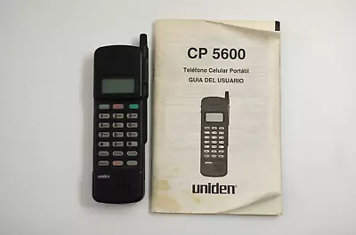 Uniden CP5600 Brick Cell Phone Vintage Untested W/ Manual PARTS REPAIR • $29.99