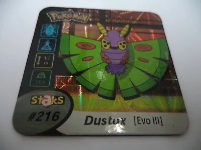 (efz) Large Pokemon Staks Magnet #216 Dustox Lightly Played / Used • $2.40