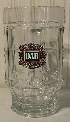 Vintage 1980's 0.5L DAB Dortmunder Actien-Brauerei Beer Sahm Glass Mug • $14.95