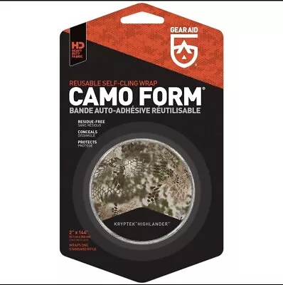 New GEAR AID Camo Form Reusable Self-Cling Wrap 2  X 144  - Highlander (2-Pack) • $26.99