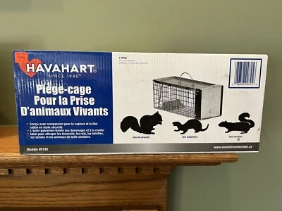 $29.99 • Buy NEW HAVAHART Live Animal Trap 16  Wire Cage CHIPMUNKS Squirrel Moles Rat #0745