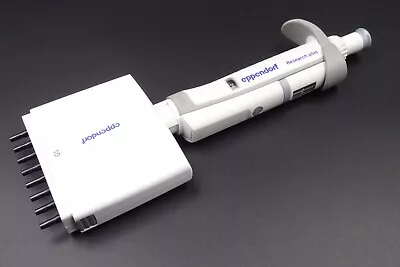 Eppendorf Research Plus 10 | 0.5-10uL | 8-MultiChannel Manual Pipette • $325