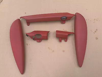 Mini Cooper R55 R56 R57 DOOR ARMREST DASH KNEE TRIM SET Rooster Red • $144.50