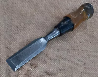 Vintage Resin Bevel Edge 1  Chisel Woodwork Tool • $19