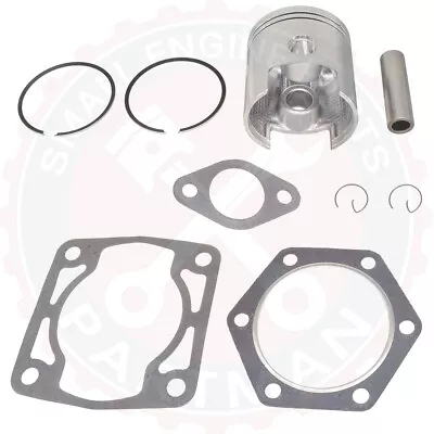 Piston & Rings Kit For EZGO 2 Cycle Gas Golf Cart 1989 - 1993 Standard Bore 3PG • $34.77