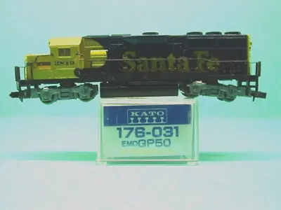 N Scale Kato Santa Fe EMD GP50 #3849 Locomotive 176-031 • $69.95