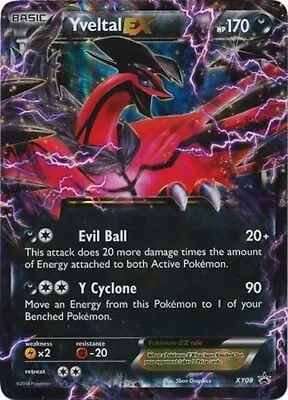 Pokémon TCG - Yveltal EX - XY08 - Ultra Rare - XY Black Star Promo [Near Mint] • $4.99