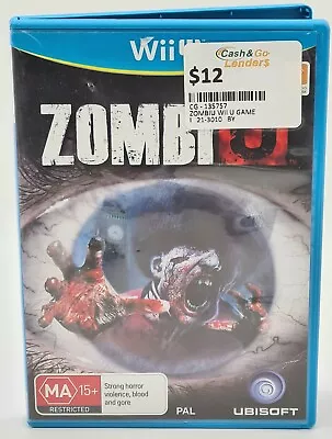 Zombi U Nintendo Wii U Game Disc -cgl3030 • $12