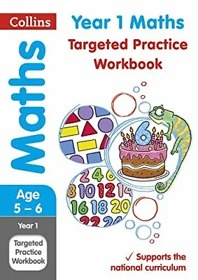 Year 1 Maths Targeted Practice Workbook: Key Stage 1 (Collins KS1 Practice) By  • £3.07