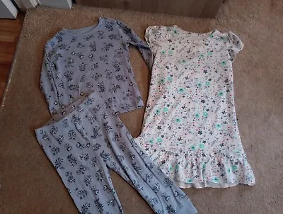 Baby Girls 18-24 Months Pyjamas Nightdress Floral (2a) • £3