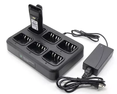 6 Rank Rapid Charger For Motorola Walkie Talkie Radio DP3601 XPR3500 XiRP8268 • $46.99