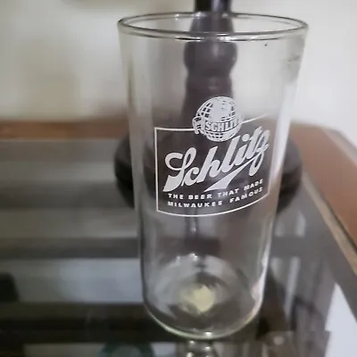 Vintage 50's? Schlitz Beer Glass • $9.99