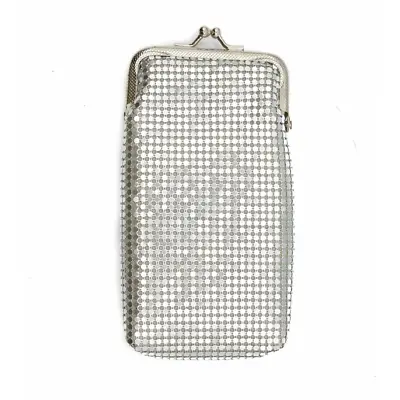 Silver Soft 3mm Metallic Mesh (Full Pack 100s Or 120s) Cigarette Case Purse • $15.99