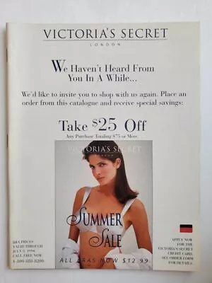 1994 SUMMER SALE Victoria's Secret Catalog Stephanie Seymour Daniela Pestova  • $49.99