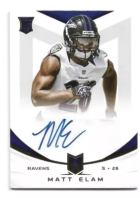 Matt Elam /49 2013 Panini Momentum Auto Rookie Autograph #168 Gold • $3.99