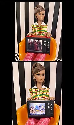 Barbie/poppy Parkerdoll's  1970's  Retro Miniature Tv /television New 1/6 • $9.75