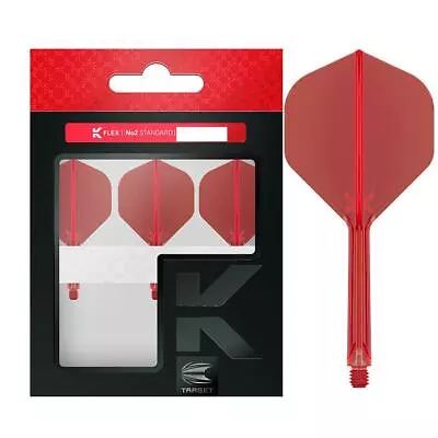 Target Darts K-Flex Flight System No2 - Red • £11.49