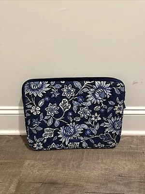 Vera Bradley Laptop Tablet IPad Quilted Padded Sleeve Case Zip Closure 14 X11  • $14