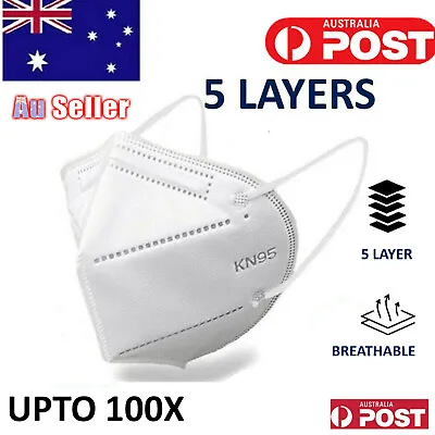 100PC N95 KN95 Face Masks 5 Layers Reusable Surgical FFP2 KF94 Respirator Mask' • $15.89