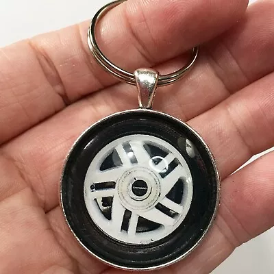 $12.95 • Buy Vintage Chevrolet Chevy Camaro Z28 Mag Wheel Tire Keychain Reproduction