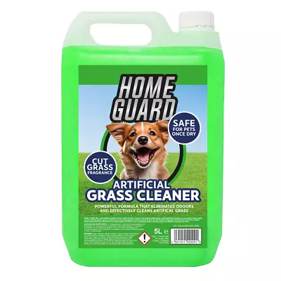 Artificial Grass Cleaner 5L – Home Guard Cut Grass Frag / Pet Smell Deodoriser • £11.88