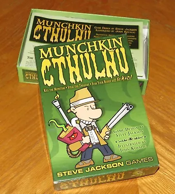 Munchkin Cthulhu Card Game 1st Edition 3rd Printing 2008 Steve Jackson Games • $9.94